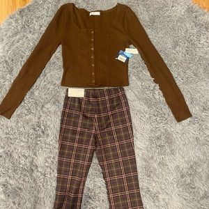 Pants and shirt set